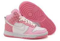 Nike Dunk High Pink Plaid