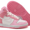 Nike Dunk High Pink Plaid