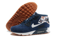 air max 90 зимние blue