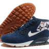air max 90 зимние blue