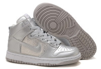 Nike Dunk High Silver