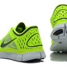 Nike free run +3 acid/black