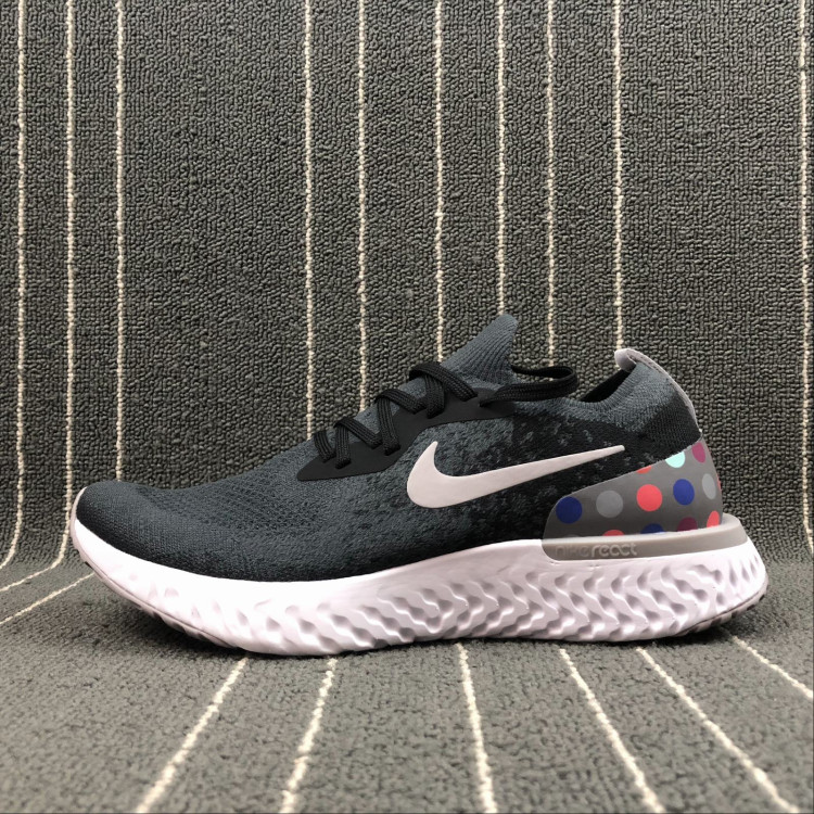 NIKE EPIC REACT FLYKNIT grey white multi-colored