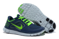 Nike free run +3 navvy/green