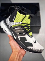 Nike Air Presto Mid x ACRONYM white black light green