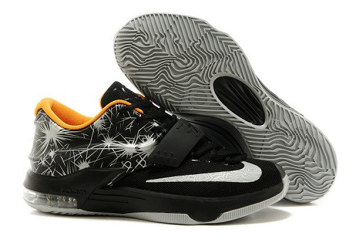 Kevin Durant 7 VII black/orange/white