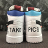 NIKE Air Jordan 1 "RESSELL ME" white \ black \ blue 
