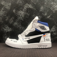 NIKE Air Jordan 1 "RESSELL ME" white \ black \ blue 