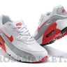 Kid's Air Max 90 (white/gray/red)