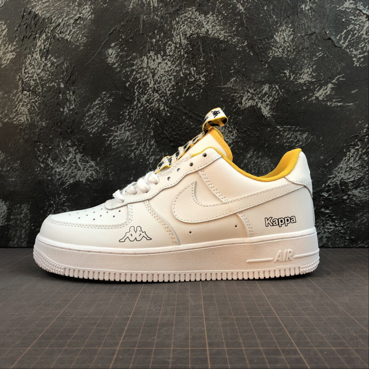 Nike Air Force 1 '07 AQ6788-013 Kappa White \ Yellow \ Black 