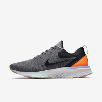 Nike Epic React Flyknit grey black white orange