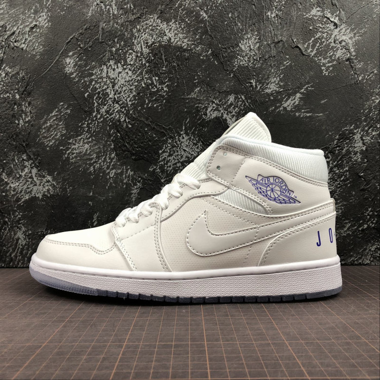 NIKE AIR JORDAN 1 MID white AJ1 BQ6578-100 