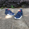 Air Huarache dark blue white