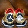 Air Jordan 3 Retro AJ3  Red/Gold "Tinker" Spike Lee Oscars 2019