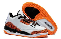 Air Jordan 3 white/orange/black