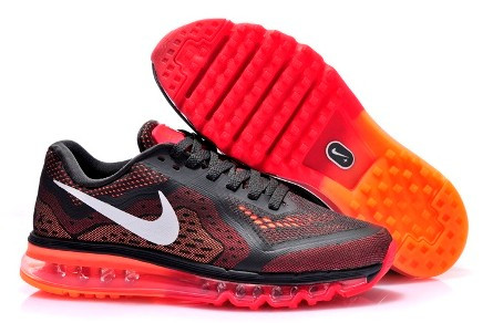 air max+ 2014 black/red/orange