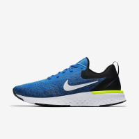 Nike Epic React Flyknit blue white black yellow