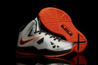 Lebron James 10 Kids silver-orange-black