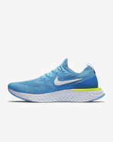 Nike Epic React Flyknit blue white yellow