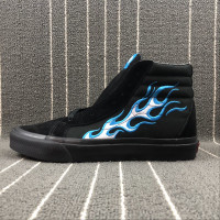  WTAPS x Vans Vault OG SK8-Hi LX Blue Flame black blue white