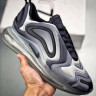 NIKE AIR MAX 720 black dark and light grey