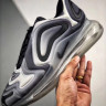 NIKE AIR MAX 720 black dark and light grey