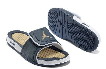 Jordan Hydro 2 тапочки navvy/white/gold