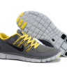 Nike free run +5.0 v2 grey/yellow