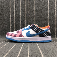 Piet Parra x NIKE SB DUNK TRD QS black white blue pink orange