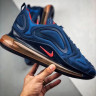 NIKE AIR MAX 720 blue gold red