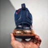 NIKE AIR MAX 720 blue gold red