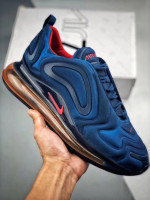 NIKE AIR MAX 720 blue gold red