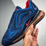 NIKE AIR MAX 720 blue gold red