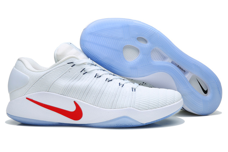 NIKE HYPERDUNK 2016 LOW White/Red Flyknit