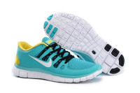 Nike free run +5.0 v2 turquoise/yellow