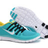Nike free run +5.0 v2 turquoise/yellow
