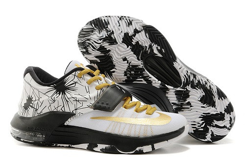 Kevin Durant 7 VII black/white/yellow