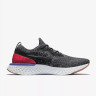 Nike Epic React Flyknit dark grey white red