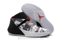 Jordan Why Not Zer0.1 white black red with a picture