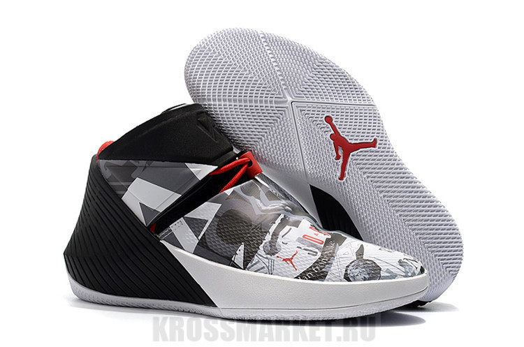 Jordan Why Not Zer0.1 white black red with a picture