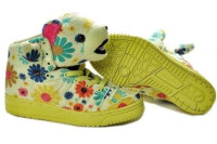 Adidas Jeremy Scott Plush Bear (yellow flowers)