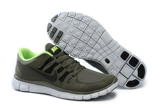 Nike free run +5.0 v2 swamp/green