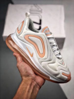NIKE AIR MAX 720 gray white amber