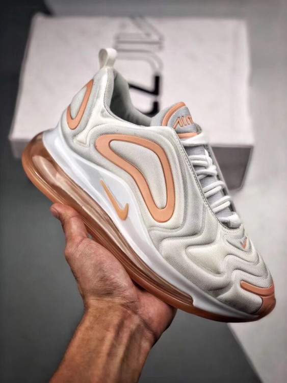 NIKE AIR MAX 720 gray white amber