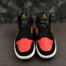 NIKE AIR JORDAN 1 MID AJ1 BQ6472-006 Black Red White
