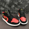 NIKE AIR JORDAN 1 MID AJ1 BQ6472-006 Black Red White