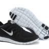Nike free run +5.0 v2 black/white