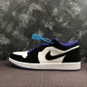 NIKE AIR JORDAN 1 LOW AJ1 553558-108 Black White Blue