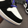 NIKE AIR JORDAN 1 LOW AJ1 553558-108 Black White Blue