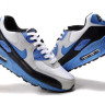 Nike Air Max 90 (white/black/blue)